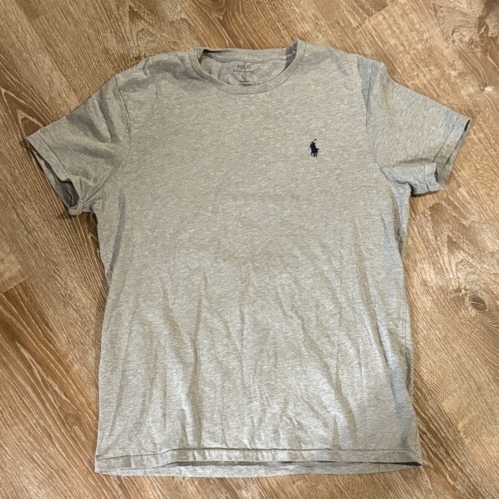 Polo by Ralph Lauren 100% Cotton Heather Gray Men’s Short Sleeve Tee